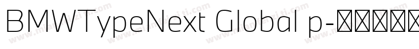 BMWTypeNext Global p字体转换